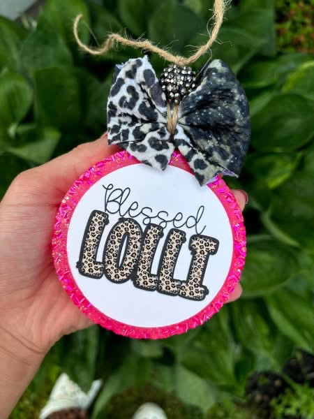 Custom cardstock circle
