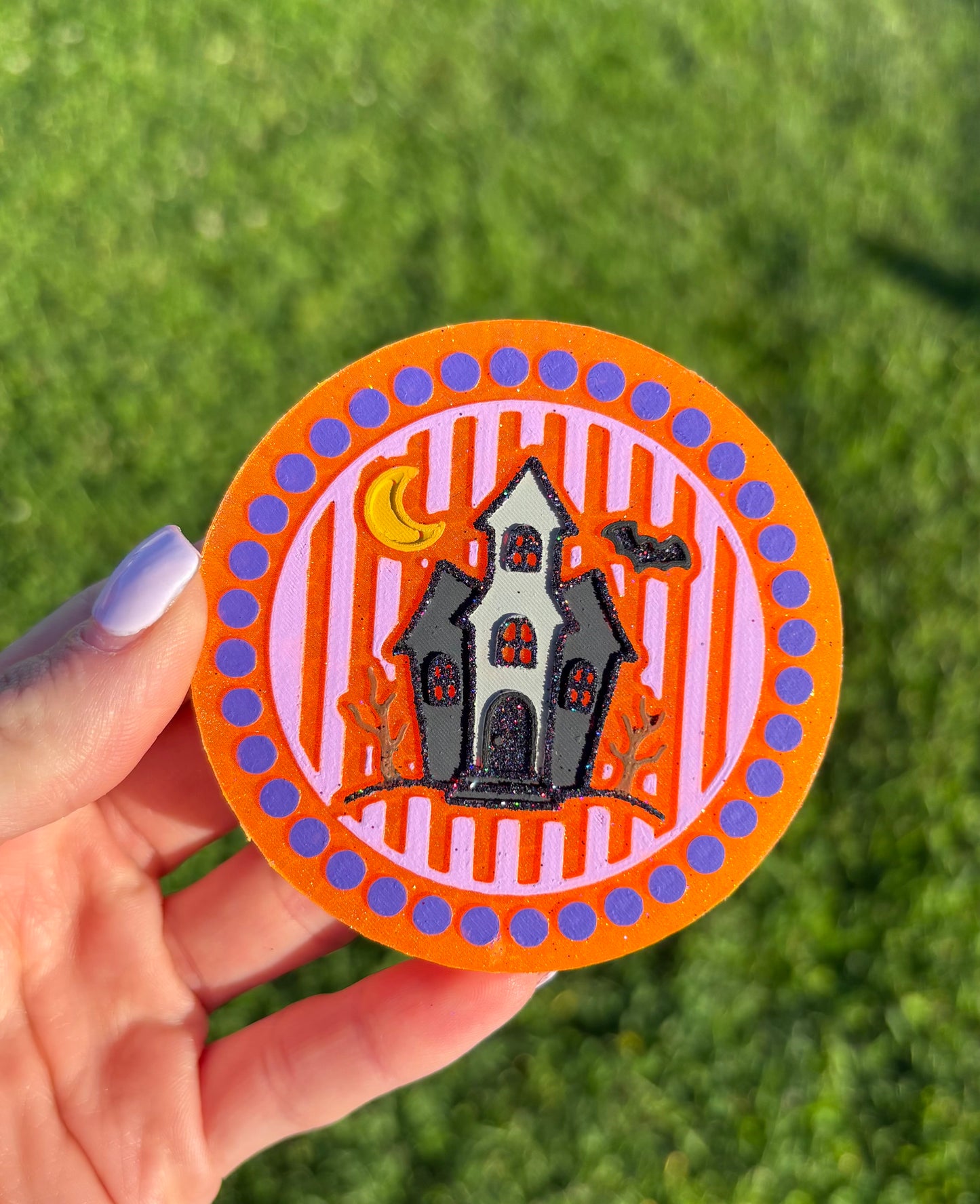 Haunted House Dotted Frame