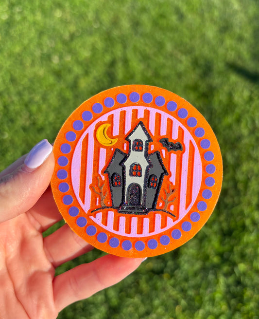Haunted House Dotted Frame