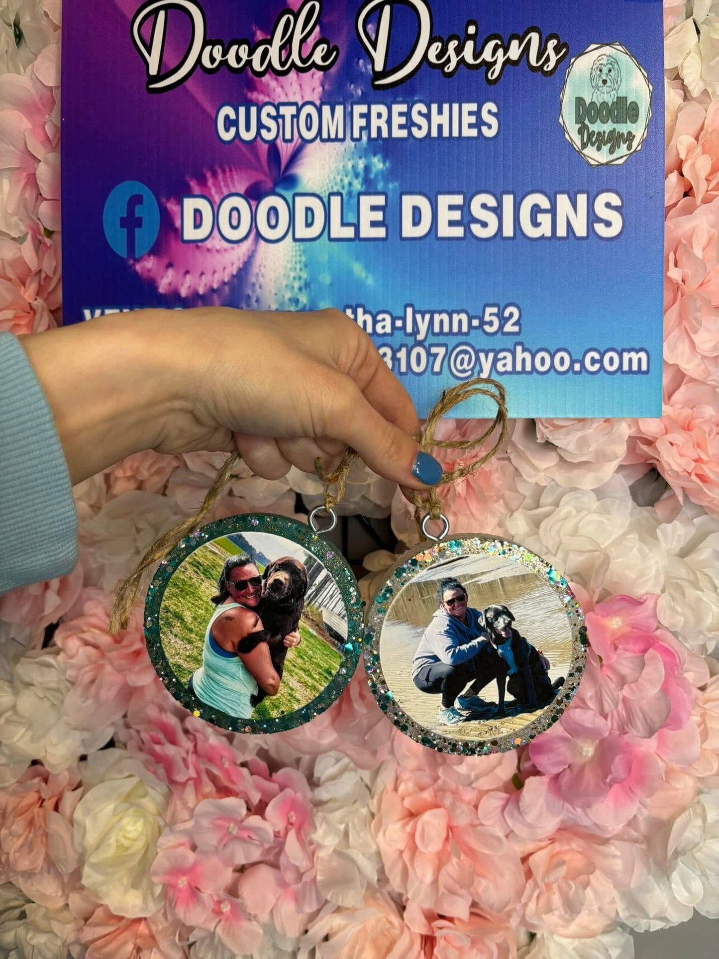 Custom cardstock circle