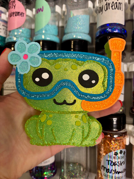 Snorkeling Frog