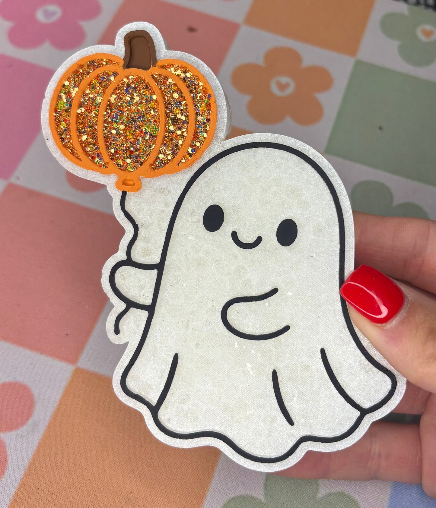 Pumpkin Balloon Ghost