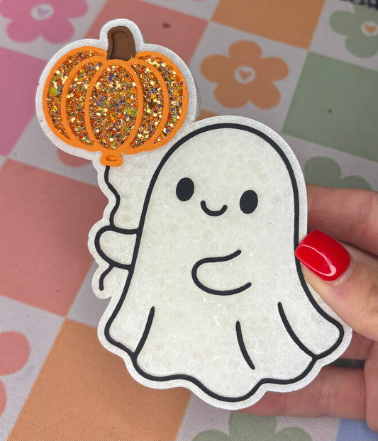 Pumpkin Balloon Ghost